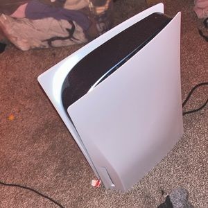 ps5 , barely used , all the cords has about 3 games on it